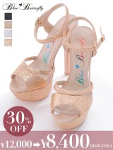 【COMEX】 4color/ ラメグリッター/15.5cmヒール/ ストラップサンダル[OF02]