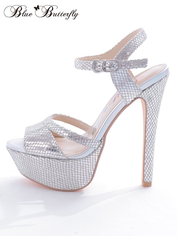 画像16: 【COMEX】 4color/ ラメグリッター/15.5cmヒール/ ストラップサンダル[OF02]