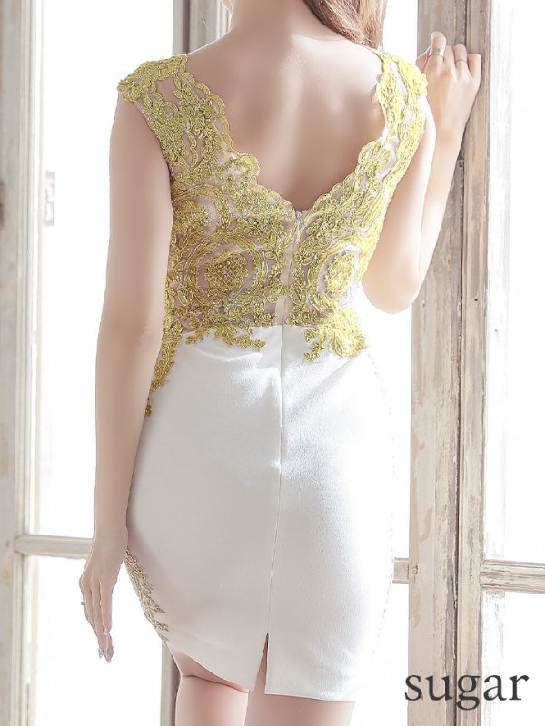 画像9: sugar限定カラー★Lサイズあり【IRMA/イルマ】シアーレース/ ノースリーブ/ タイト/ ミニドレス/ キャバドレス[HC03]