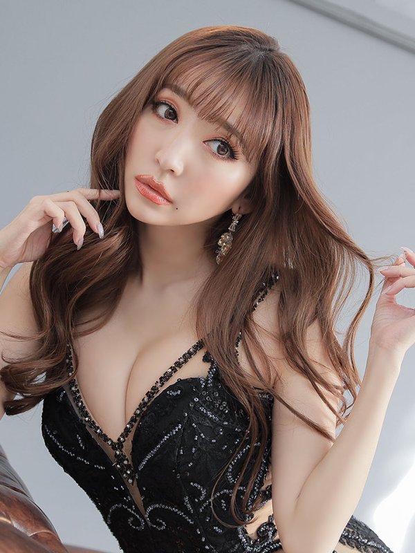 画像3: 【IRMA/イルマ】 ワンカラー/ ノースリーブ/ シアーレース/タイト/ ミニドレス/ キャバドレス[HC03]