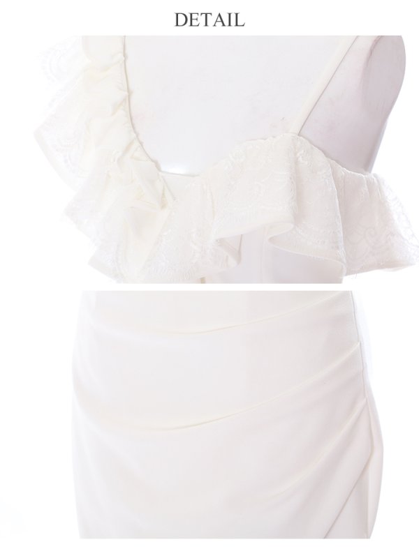 画像15: 再入荷!即日発送!!【Jessica/ジェシカ】フリル /ワンショル風 /ストレッチ /ミニドレス /キャバドレス【HC03】