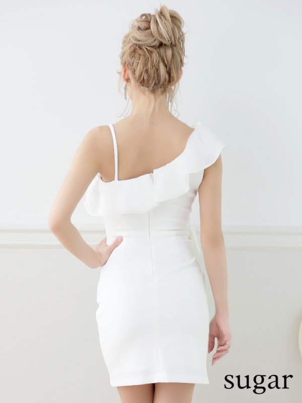 画像8: 再入荷!即日発送!!【Jessica/ジェシカ】フリル /ワンショル風 /ストレッチ /ミニドレス /キャバドレス【HC03】