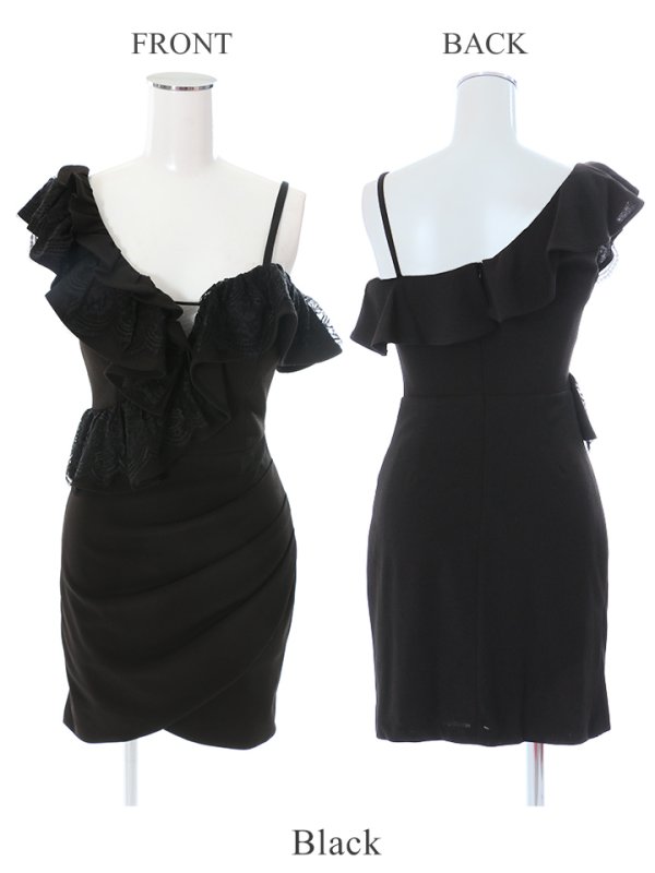 画像12: 再入荷!即日発送!!【Jessica/ジェシカ】フリル /ワンショル風 /ストレッチ /ミニドレス /キャバドレス【HC03】