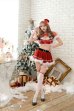 画像3: 【即日発送】【クリスマスコスプレ8点セット】【Malymoon/マリームーン】デコルテリボンサンタ【フリーサイズ/1カラー】[OF03] (3)