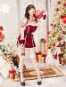 画像1: 【即日発送】【クリスマスコスプレ6点セット】【Malymoon/マリームーン】デコルテハートサンタ【フリーサイズ/1カラー】[YMT] (1)