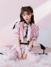 画像1: 【即日発送】チェックデビル制服コスチューム【マリームーン】【ハロウィンコスプレ10点セット】【フリーサイズ/2カラー】[OF04] (1)