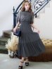 画像40: 【AMORA GRACE / アモーラグレース】 オケージョンドレス/ パーティードレス/ お呼ばれドレス/ ハイネック/ レース/ 袖あり/ Aライン/ ミモレ丈/ ワンピース/ キャバドレス[OF05]