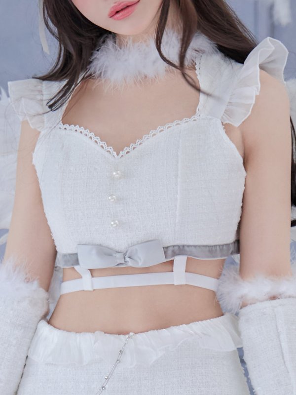 画像9: 【即日発送】【ハロウィン】シュガーホワイトエンジェル【Malymoon/マリームーン】 【コスプレ9点セット】【フリーサイズ/1カラー】[OF04]