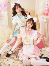 【即日発送】キャンディテールセーラーキャット【マリームーン】【ハロウィンコスプレ9点セット】【フリーサイズ/3カラー】[OF01]