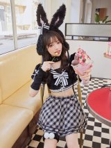 【即日発送】ドーリーバニーアイドルセーラー【マリームーン】【ハロウィンコスプレ7点セット】【フリーサイズ/2カラー】[OF01]
