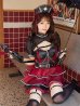 画像1: 【即日発送】ホーンテッドブラックレザーナース【マリームーン】【ハロウィンコスプレ6点セット】【フリーサイズ/2カラー】[OF04] (1)