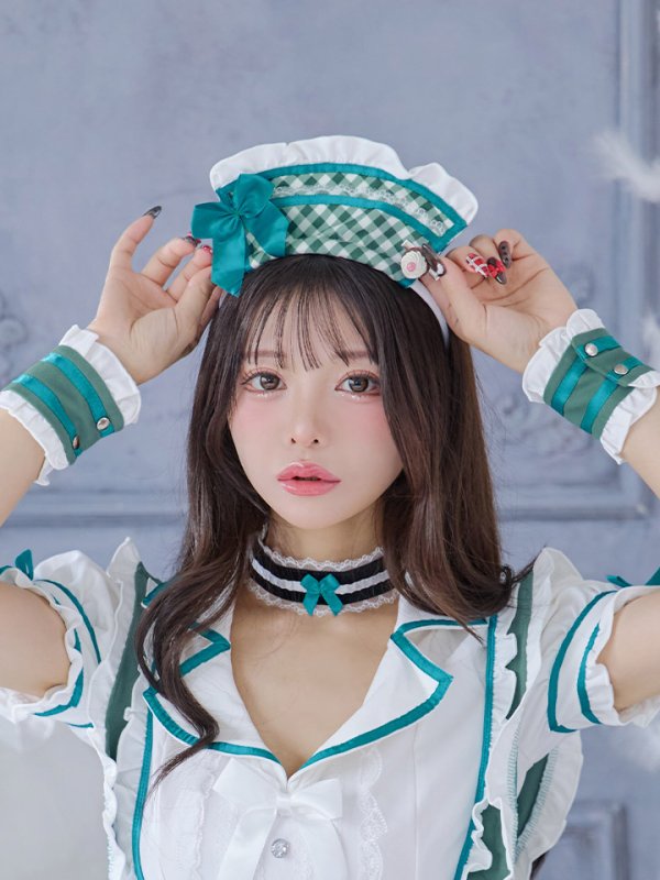 画像12: 【即日発送】【ハロウィン】キャンディポップレトロダイナーウエイトレス【Malymoon/マリームーン】 【コスプレ8点セット】[HC03]【フリーサイズ/2カラー】[HC03]