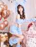 画像1: 【即日発送】テディバニーギンガムファーセットアップ【ハロウィンコスプレ9点セット】【フリーサイズ/1カラー】[OF04] (1)