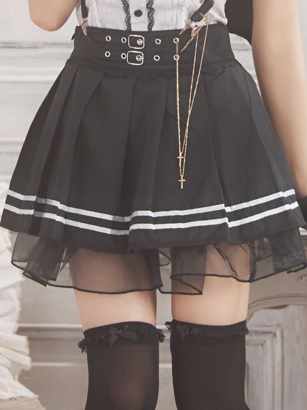 画像11: 【即日発送】【ハロウィン】スイートデビルスクールガール【Malymoon/マリームーン】 【コスプレ7点セット】【フリーサイズ/1カラー】[OF04]