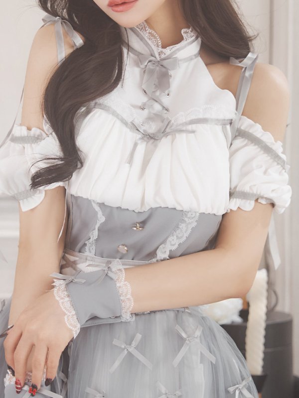 画像20: 【即日発送】 【ハロウィン】リボンブーケメイド【Malymoon/マリームーン 【コスプレ4点セット】【フリーサイズ/2カラー】[HC03]