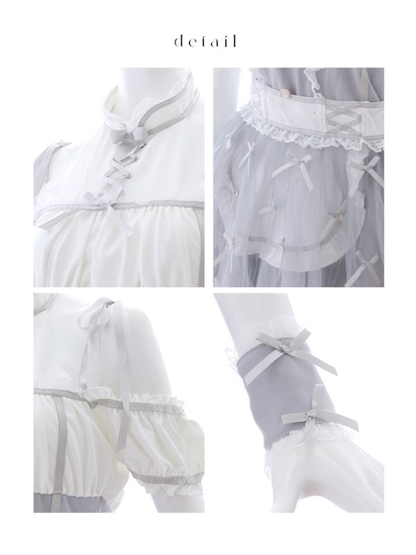 画像28: 【即日発送】 【ハロウィン】リボンブーケメイド【Malymoon/マリームーン 【コスプレ4点セット】【フリーサイズ/2カラー】[HC03]