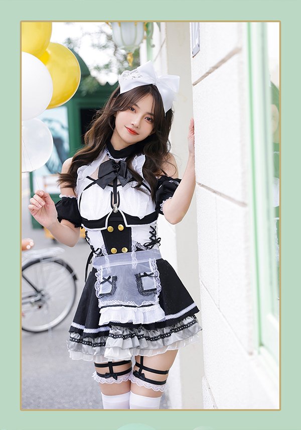 画像11: 【即日発送】プリンセスメイド【マリームーン】【ハロウィンコスプレ8点セット】【フリーサイズ/2カラー】[OF04]