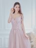 画像15: 【Lip line/リップライン】オフショル/ ハートカット/ ラメ/ 刺繍レース/ チュール/ プリンセス/ フレア/ Aライン/ ロングドレス/ キャバドレス long[HC03]