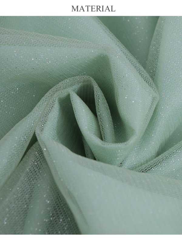 画像18: 【Lip line/リップライン】ラメ/ チュール/ キャミソール/ Aライン/ デザイン刺繍/ フレア/ ロングドレス/ キャバドレス long[HC03]