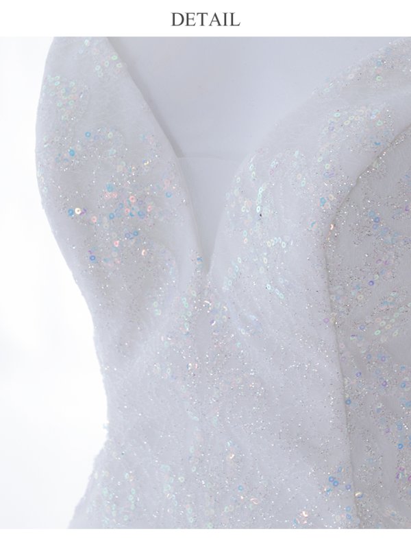 画像37: 【KIKO/関西コレクション着用】【Lip line/リップライン】スパンコール刺繍/ キャミソール/ チュール/ マーメイド/ ロングドレス/ キャバドレス long[HC03]