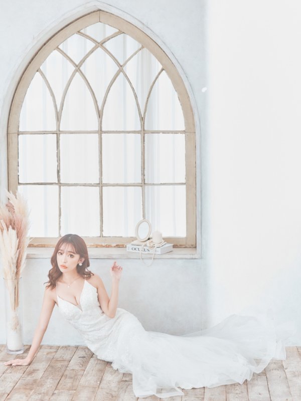 画像5: 【Lip line/リップライン】マーメイド/ スパンコール刺繍/ キャミソール/ チュール/ ロングドレス/ キャバドレス long[HC03]