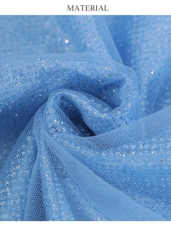 画像20: 【Lip line/リップライン】ラメ/ チュール/ キャミソール/ Aライン/ デザイン刺繍/ フレア/ ロングドレス/ キャバドレス long[HC03]