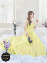 【関西コレクション着用】【Lip line/リップライン】フラワー刺繍/ ノースリーブ/ Aライン/ フレア/ プリンセス/ ロングドレス/ キャバドレス long[HC03]