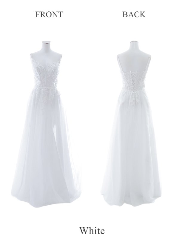 画像20: 【関西コレクション着用】【Lip line/リップライン】スパンコール刺繍/ キャミソール/ ラメ/ チュール/ フレア/ Aライン/ ロングドレス/ キャバドレス long[HC03]