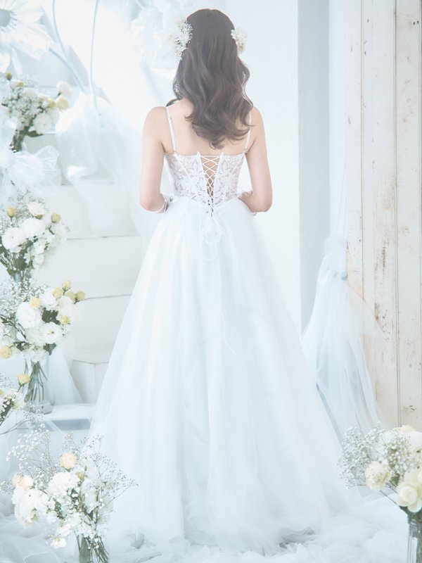 画像17: 【関西コレクション着用】【Lip line/リップライン】スパンコール刺繍/ キャミソール/ ラメ/ チュール/ フレア/ Aライン/ ロングドレス/ キャバドレス long[HC03]