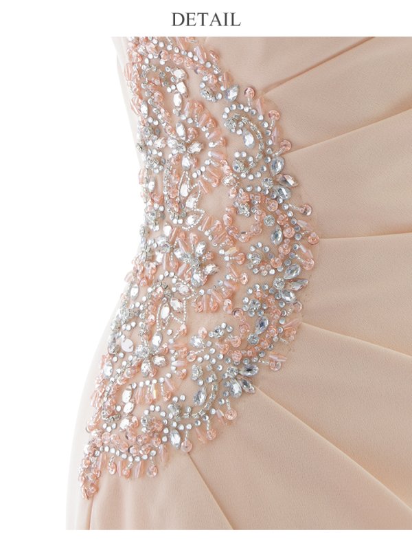 画像23: 【Lip line/リップライン】ワンカラー/ ビジュー/ キャミソール/ 刺繍/ スリット/ ロングドレス/ キャバドレス long[HC03]