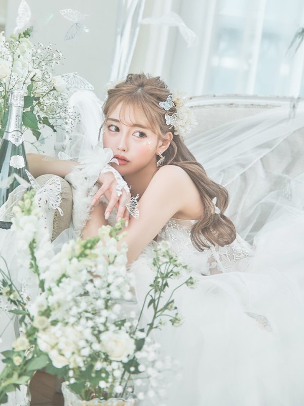 画像12: 【関西コレクション着用】【Lip line/リップライン】スパンコール刺繍/ キャミソール/ チュール/ フレア/ Aライン/ ロングドレス/ キャバドレス long[HC03]