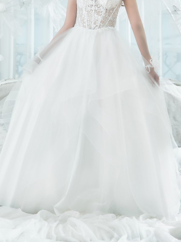 画像19: 【関西コレクション着用】【Lip line/リップライン】スパンコール刺繍/ キャミソール/ チュール/ フレア/ Aライン/ ロングドレス/ キャバドレス long[HC03]