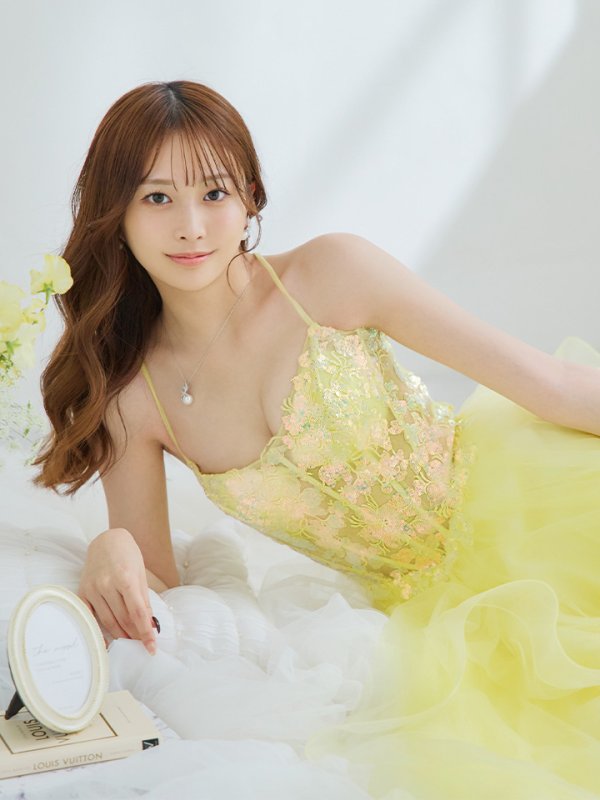 画像11: 【Lip line/リップライン】スパンコール刺繍/ キャミソール/ チュール/ フレア/ Aライン/ ロングドレス/ キャバドレス long[HC03]