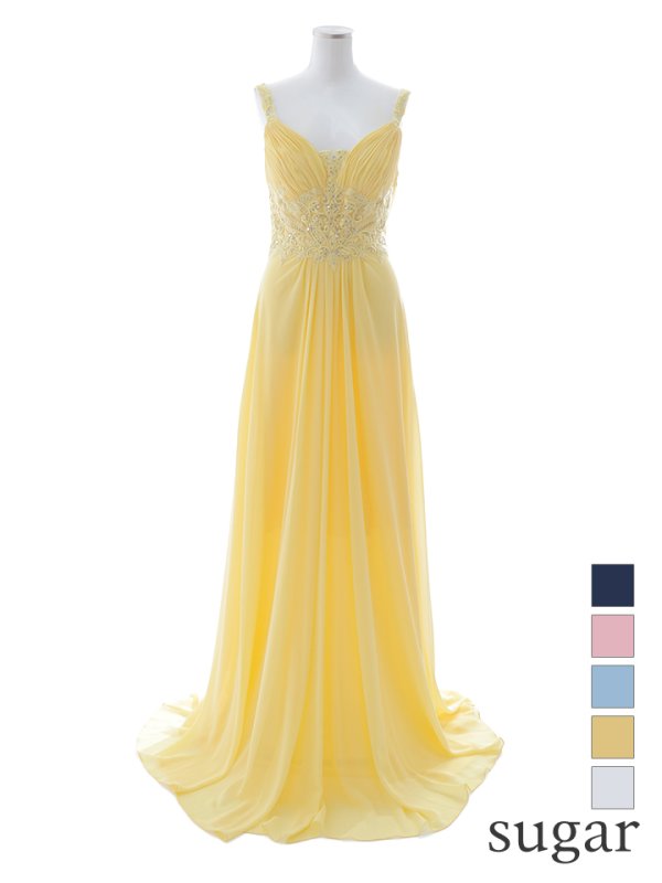 画像16: 【Lip line/リップライン】ビジュー刺繍/ ストレッチ/ ノースリーブ/ ワンカラー/ スピンドル/ ロングドレス/ キャバドレス long[HC03]