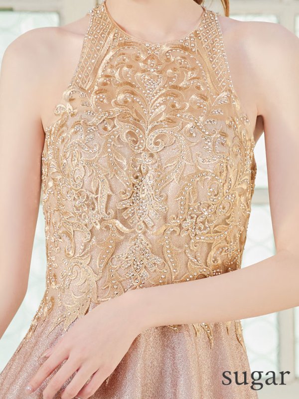 シャンパンピンク モデル:あすか 身長:170cm 着用サイズ:Sサイズ