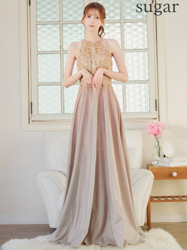 シャンパンピンク モデル:あすか 身長:170cm 着用サイズ:Sサイズ