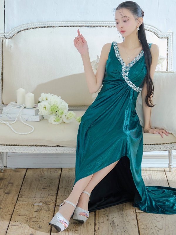 ブルー モデル:まおちゃる 身長:158cm:Sサイズ