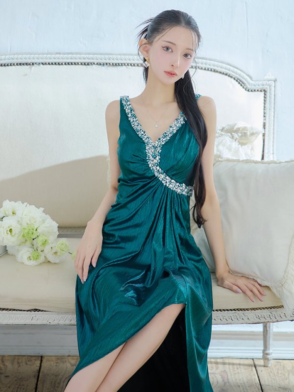 ブルー モデル:まおちゃる 身長:158cm:Sサイズ