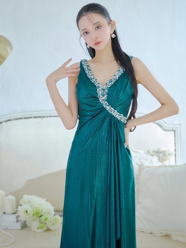 ブルー モデル:まおちゃる 身長:158cm:Sサイズ