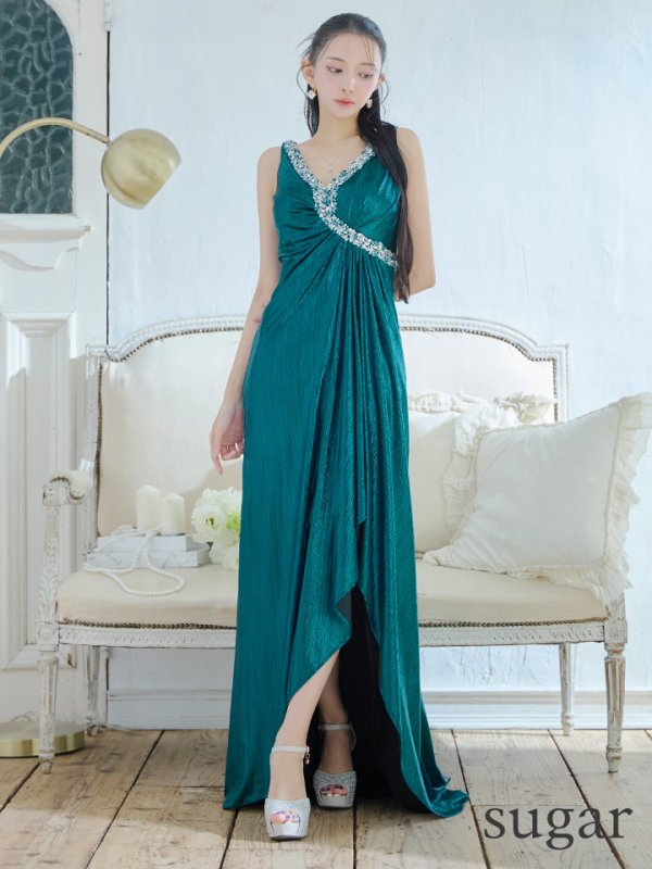 ブルー モデル:まおちゃる 身長:158cm:Sサイズ