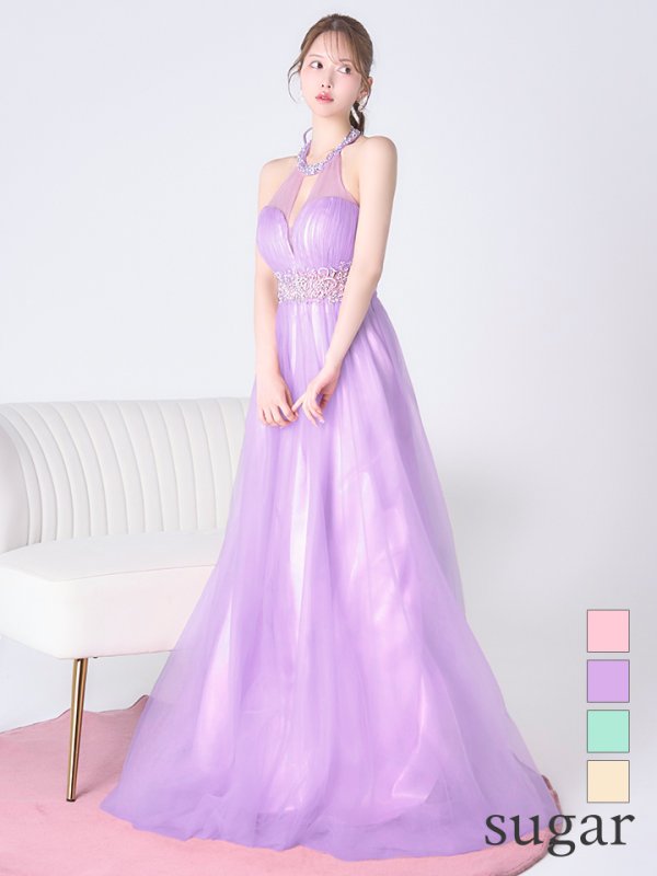 パープル モデル：ゆめ　身長：160cm　着用サイズ：Sサイズ