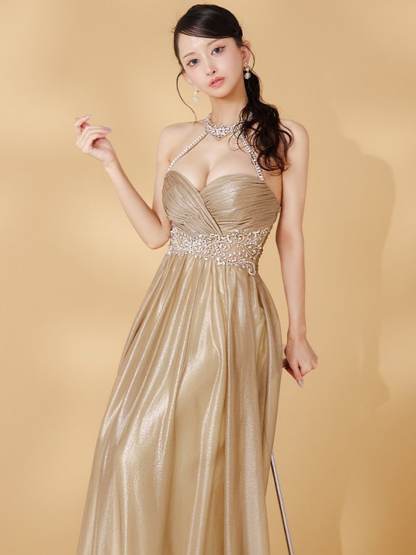 ゴールド モデル：まおちゃる　身長：158cm　着用サイズ：Sサイズ