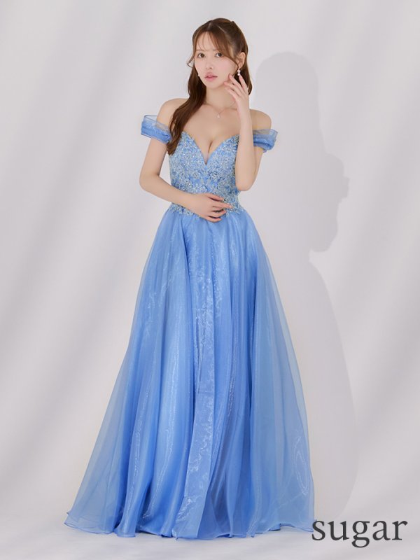 ブルー モデル：ゆめ　身長：160cm　着用サイズ：Sサイズ