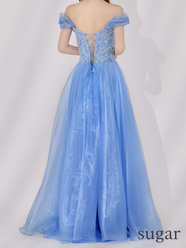 ブルー モデル：ゆめ　身長：160cm　着用サイズ：Sサイズ