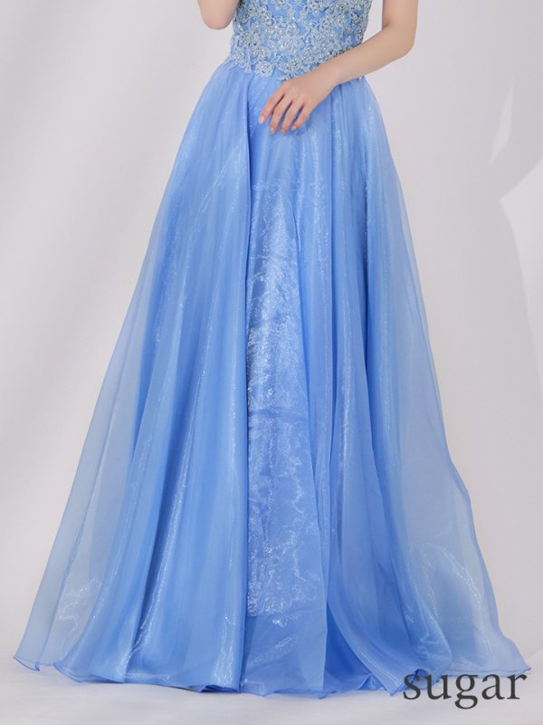 ブルー モデル：ゆめ　身長：160cm　着用サイズ：Sサイズ