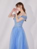 ブルー モデル：ゆめ　身長：160cm　着用サイズ：Sサイズ