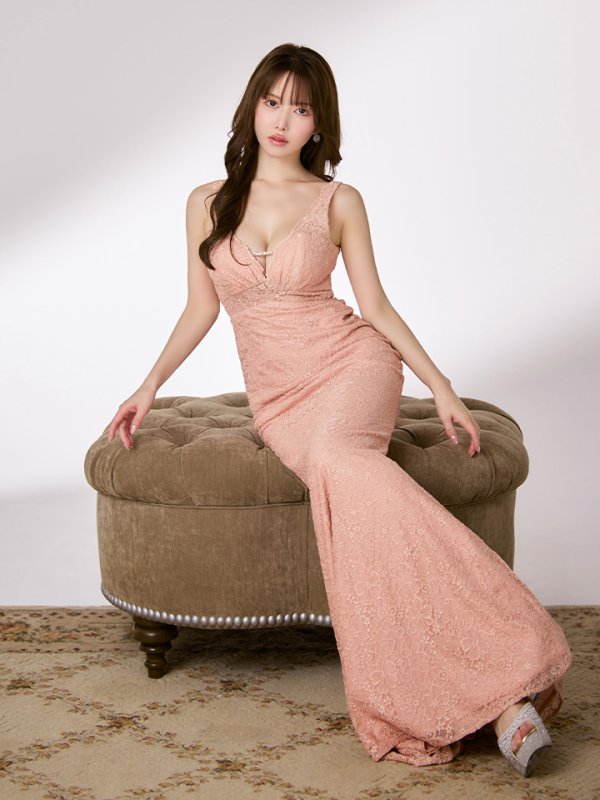 ピンク  モデル：ゆめ　身長：160cm　着用サイズ：Sサイズ