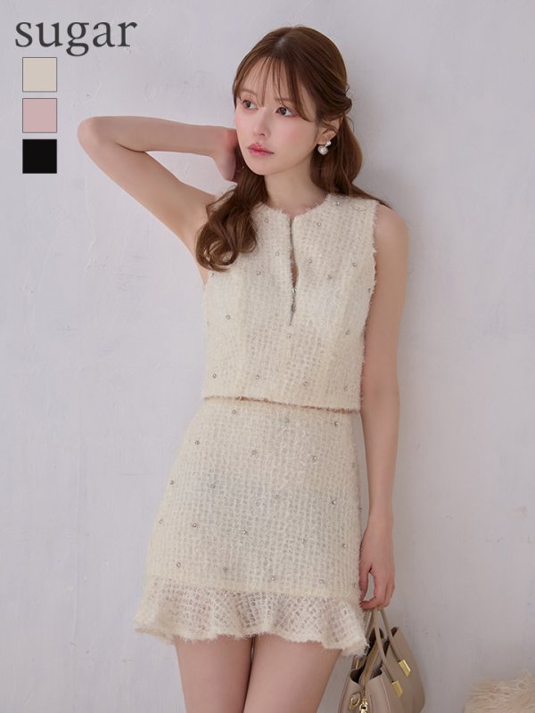 クリーム　モデル：ゆめ　身長：160cm　着用サイズ：Sサイズ