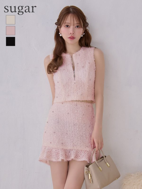 ピンク　モデル：ゆめ　身長：160cm　着用サイズ：Sサイズ