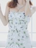 画像7: 【Lip line/リップライン】フラワー刺繍/ ベア/ チュール/ レース/ Aライン/ スピンドル/ ロングドレス/ キャバドレス long[HC03]